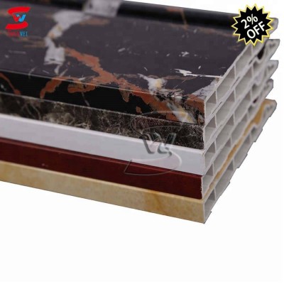 Marble Designs Pvc Skirting Board With High Quality / Pvc Baseboard Price