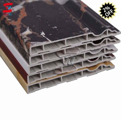 Pvc Marble Design Pvc Skirting Board For Flooring And Wall Decoration