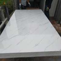 high quality hot stamping foil uv board pvc marble sheet for kitchen cabinet price