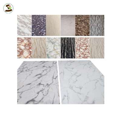 Waterproof pvc wall decoration sheet Kitchen Cabinet