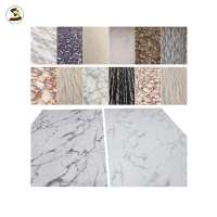 Waterproof pvc wall decoration sheet Kitchen Cabinet