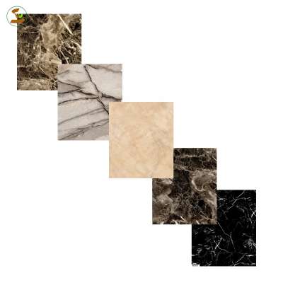 linyi new designs lowes bathroom decorative 4x8 hot stamping foil pvc faux marbl sheet prices